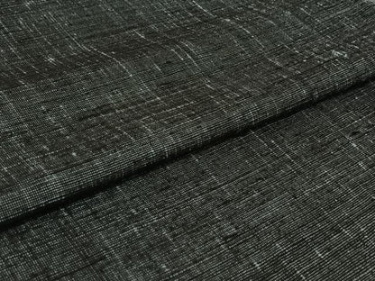 平和屋着物▽男性　紬　単衣　霞文　正絹　逸品　AABJ0246jh