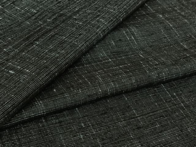 平和屋着物▽男性　紬　単衣　霞文　正絹　逸品　AABJ0246jh