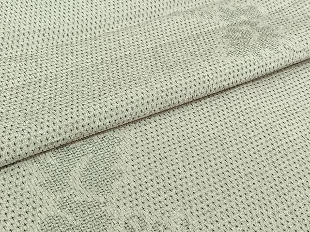 平和屋着物▽本塩沢　単衣　110亀甲　唐草文　正絹　逸品　AABJ0247jh