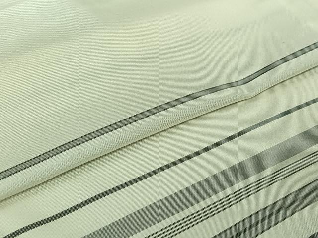 平和屋着物▽男性　本場縞大島紬　単衣　横段文　正絹　逸品　AABJ0251jh