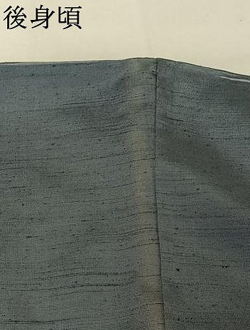 平和屋着物▽男性　紬　単衣　霞文　正絹　逸品　AABJ0256jh