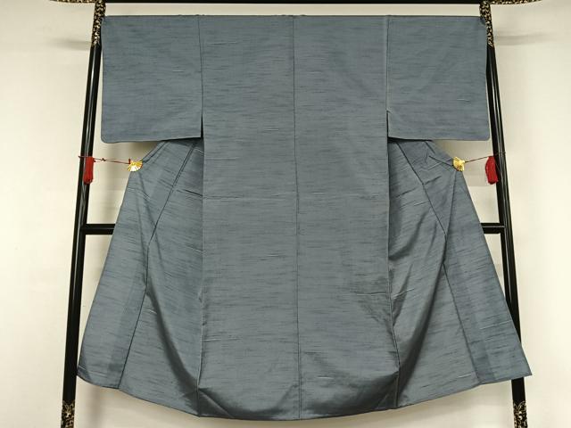 平和屋着物▽男性　紬　単衣　霞文　正絹　逸品　AABJ0256jh
