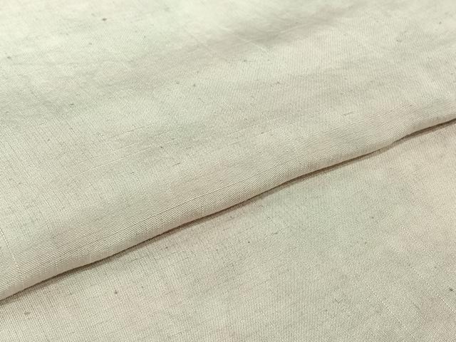 平和屋着物▽結城紬　単衣　ワンポイント　辻が花　証紙付き　正絹　逸品　AABJ0267jh