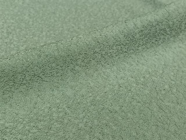 平和屋着物▽上質な色無地　単衣　錆青磁色　正絹　逸品　AABJ0278jh