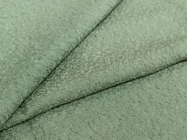 平和屋着物▽上質な色無地　単衣　錆青磁色　正絹　逸品　AABJ0278jh