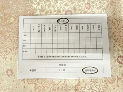 平和屋着物◎六通柄袋帯　草花文　二重箔織　正絹　逸品　AABJ0296yx
