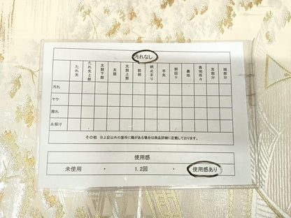 平和屋着物◎六通柄袋帯　清水寺　金銀糸　正絹　逸品　AABJ0344yx