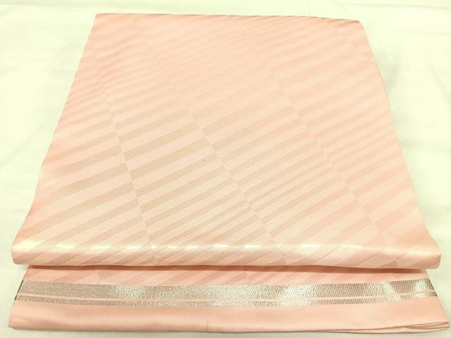 平和屋着物◎丸帯　幾何学文　金糸　正絹　逸品　AABJ0350yx