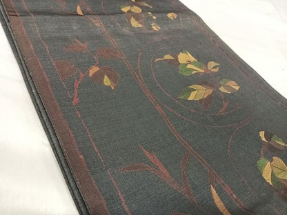 平和屋着物◎西陣　六通柄袋帯　花丸文　正絹　逸品　AABJ0433yx