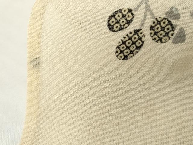 平和屋着物＊夏物　訪問着　紗　刺繍　流水舞花文　暈し染め　金彩　銀糸　ロング丈　正絹　逸品　AABJ0806cs