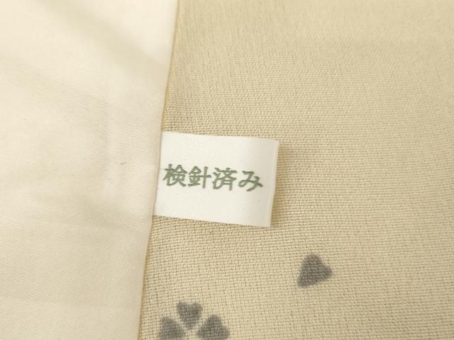 平和屋着物＊夏物　訪問着　紗　刺繍　流水舞花文　暈し染め　金彩　銀糸　ロング丈　正絹　逸品　AABJ0806cs