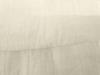 平和屋着物＊夏物　小千谷ちぢみ　長襦袢　色無地　生成り色　吉新織物謹製　証紙付き　AABJ0813cs