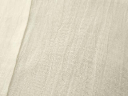 平和屋着物＊夏物　小千谷ちぢみ　長襦袢　色無地　生成り色　吉新織物謹製　証紙付き　AABJ0813cs