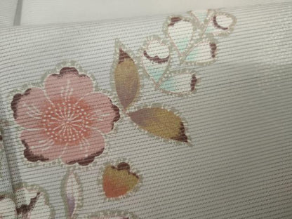 平和屋着物＊夏物　訪問着　絽　辻が花　洗える着物　AABJ0816cs