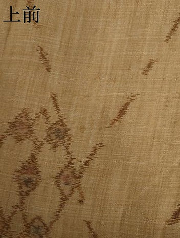 平和屋着物＊夏物　小千谷ちぢみ　菱繋ぎ　麻　逸品　AABJ0896cs