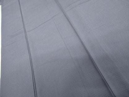 平和屋着物＊夏物　色無地　絽　藤納戸色　正絹　逸品　AABJ0897cs