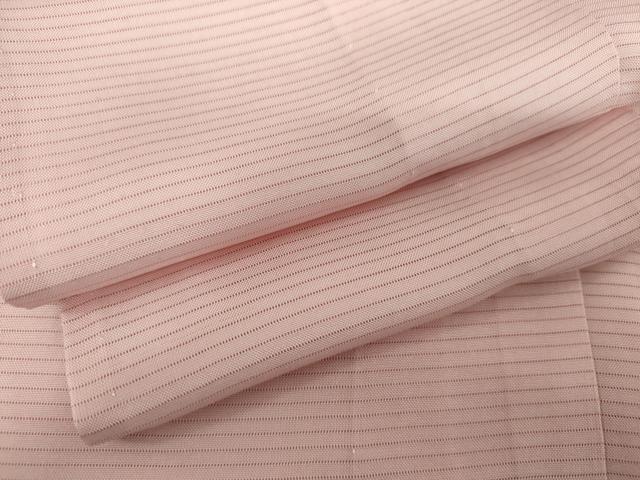 平和屋着物＊夏物　色無地　絽　撫子色　正絹　逸品　AABJ0909cs