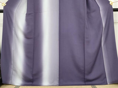 平和屋着物●訪問着　絣間道　暈し染め　ロング丈　正絹　逸品　AABJ0913cs