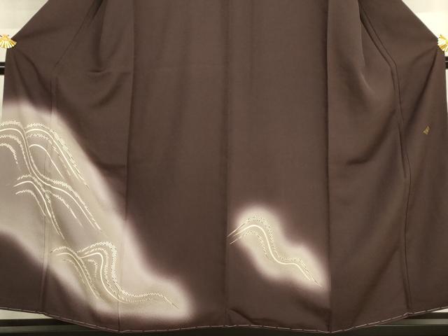 平和屋着物●訪問着　作家物　立波鹿の子文　暈し染め　金彩　健勝苑扱い　正絹　逸品　未使用　AABJ0919cs