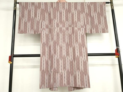 平和屋着物●長襦袢　無双仕立て　矢羽根　鈴乃屋扱い　正絹　逸品　未使用　AABJ0928cs