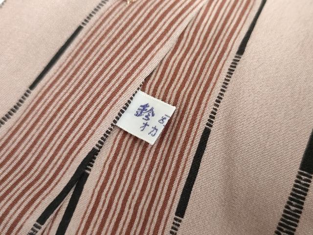 平和屋着物●長襦袢　無双仕立て　矢羽根　鈴乃屋扱い　正絹　逸品　未使用　AABJ0928cs