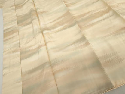 平和屋着物●長襦袢　袷　作家物　京かすみ　暈し染め　半衿刺繍　正絹　逸品　未使用　AABJ0930cs