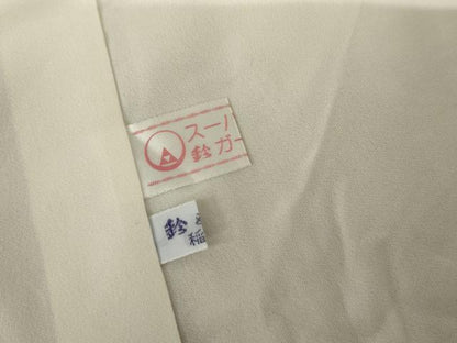 平和屋着物●上質な小紋　格子　鈴乃屋扱い　正絹　逸品　AABJ0936cs