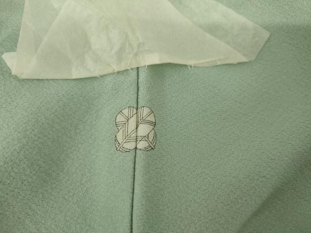 平和屋着物●上質な色無地　浅青色　正絹　逸品　未使用　AABJ0944cs