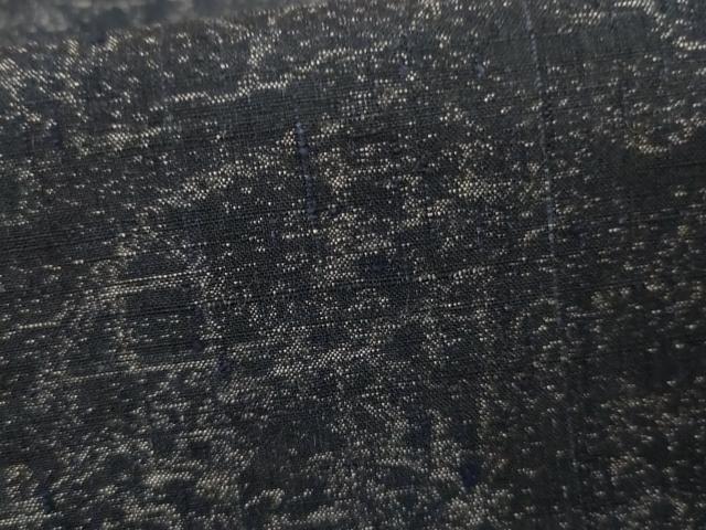 平和屋着物●上質な紬　風景樹林文　正絹　逸品　AABJ0960cs