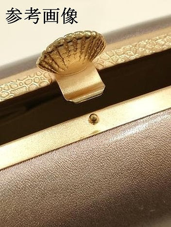平和屋着物▼和装小物　和装バッグ　ハンドバッグ　花格子　金彩　逸品　AABJ0961ay