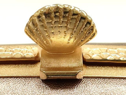 平和屋着物▼和装小物　和装バッグ　ハンドバッグ　花格子　金彩　逸品　AABJ0961ay