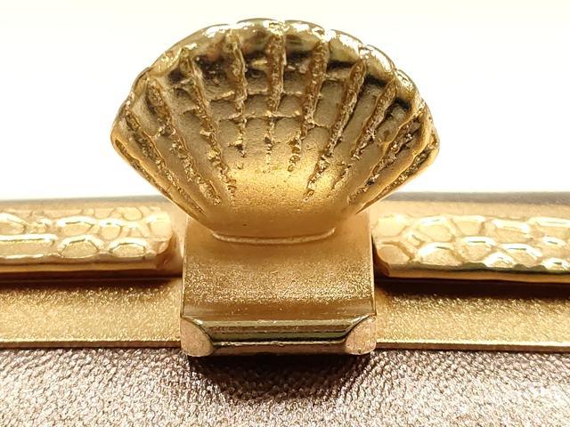 平和屋着物▼和装小物　和装バッグ　ハンドバッグ　花格子　金彩　逸品　AABJ0961ay