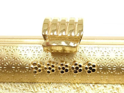 平和屋着物▼和装小物　和装バッグ　ハンドバッグ　芝文　金糸　逸品　AABJ0975ay