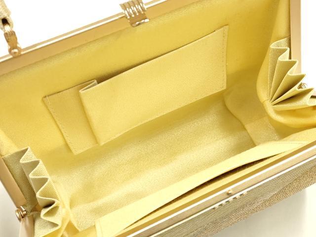 平和屋着物▼和装小物　和装バッグ　ハンドバッグ　芝文　金糸　逸品　AABJ0975ay