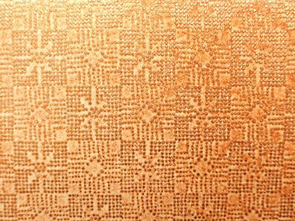 平和屋着物▼和装小物　和装バッグ　ハンドバッグ　市松模様　金彩　暈し　逸品　未使用　AABJ0979ay