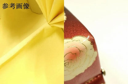 平和屋着物▼和装小物　和装バッグ　ハンドバッグ　振袖　花柄　金彩　暈し　逸品　AABJ0980ay