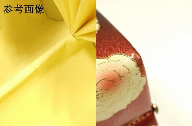 平和屋着物▼和装小物　和装バッグ　ハンドバッグ　振袖　花柄　金彩　暈し　逸品　AABJ0980ay