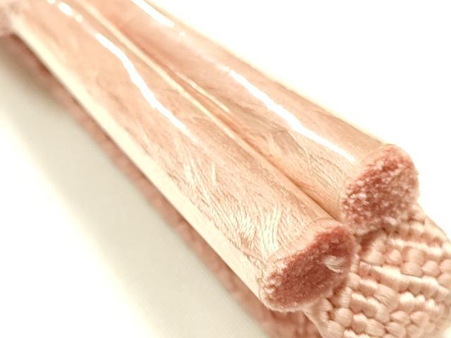 平和屋着物●和装小物　帯締め・帯揚げセット　大正十四年創業 和装小物の老舗 三ッ杵印 紐の渡敬　笹浪組　逸品　未使用　AABJ1001ay