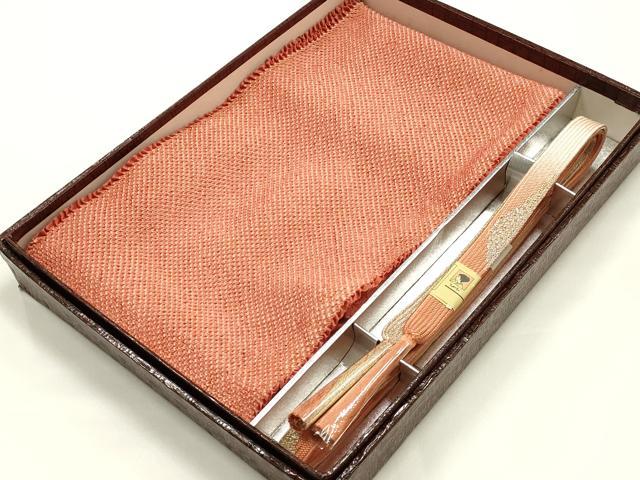 平和屋着物●和装小物　帯締め・帯揚げセット　高麗組 綾出し　総絞り　金銀糸　逸品　未使用　AABJ1002ay