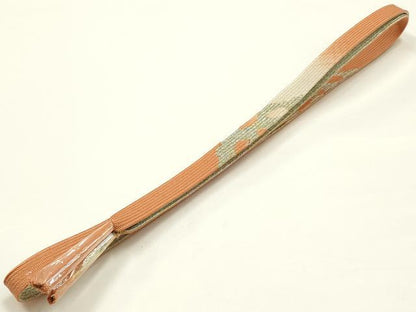 平和屋着物●和装小物　帯締め・帯揚げセット　高麗組 綾出し　麻の葉模様　金銀糸　暈し　逸品　未使用　AABJ1006ay