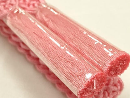 平和屋着物＊夏物　和装小物　帯締め・帯揚げセット　平組　レース組　柄絞り　舞扇　暈し染め　逸品　未使用　AABJ1011ay