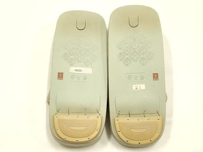 平和屋着物●男性　和装小物　草履　伊と忠　ゴールド　逸品　未使用　AABJ1027ay