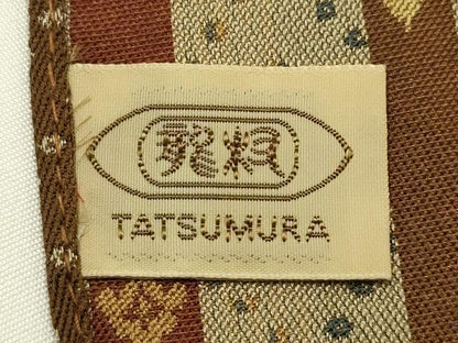 平和屋着物●極上  龍村美術織物　和装小物　テーブルセンター　卓布　天平段文　逸品　AABJ1101ay