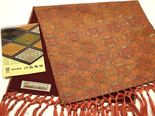 平和屋着物●西陣　川島織物　和装小物　テーブルセンター　卓布　証紙付き　逸品　AABJ1113ay
