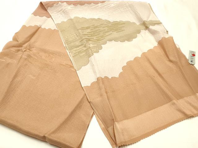 平和屋本店●和装小物　帯締め・帯揚げセット　高麗組　暈し　霞文　金糸　逸品　未使用　AABJ1117ay