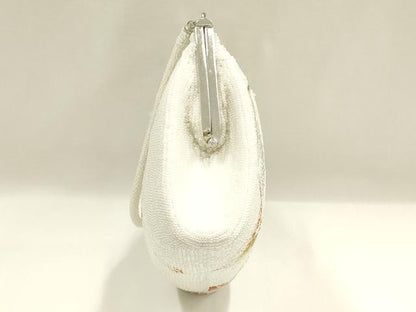 平和屋着物▼和装小物　和装バッグ　ハンドバッグ　ビーズバッグ　花亀甲　逸品　AABJ1146ay