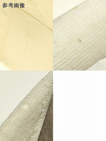 平和屋着物▼和装小物　和装バッグ　ハンドバッグ　ビーズバッグ　花柄　逸品　AABJ1147ay