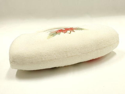 平和屋着物▼和装小物　和装バッグ　ハンドバッグ　ビーズバッグ　花柄　逸品　AABJ1147ay