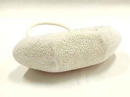平和屋着物▼和装小物　和装バッグ　ハンドバッグ　ビーズバッグ　花柄　逸品　AABJ1149ay