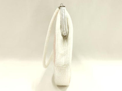 平和屋着物▼和装小物　和装バッグ　ハンドバッグ　ビーズバッグ　花柄　逸品　AABJ1150ay